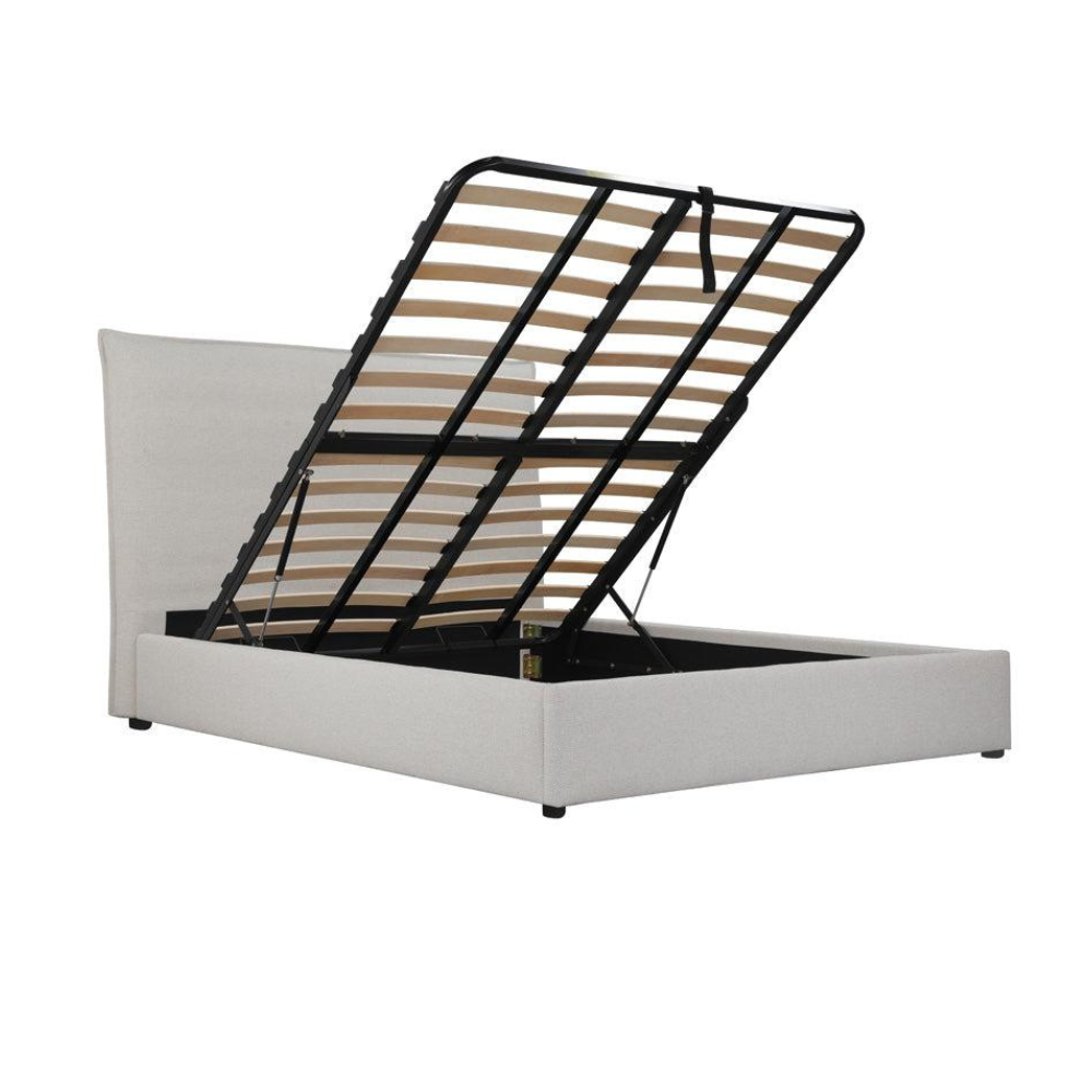 Edge Gas Lift Bed Frame Latte