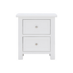 Hamptons 2 Drawer Bedside Table