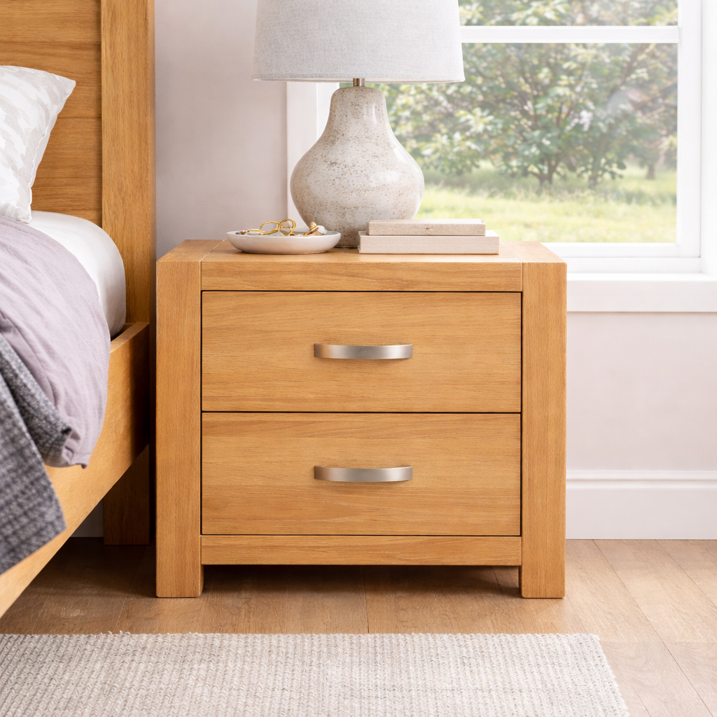 Hudson 2-Drawer Bedside