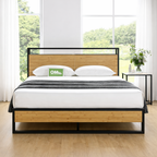 Ironline Bamboo Bed Frame with USB