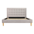 Mason Upholstered Bed Frame With USB