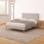 Mason Upholstered Bed Frame With USB