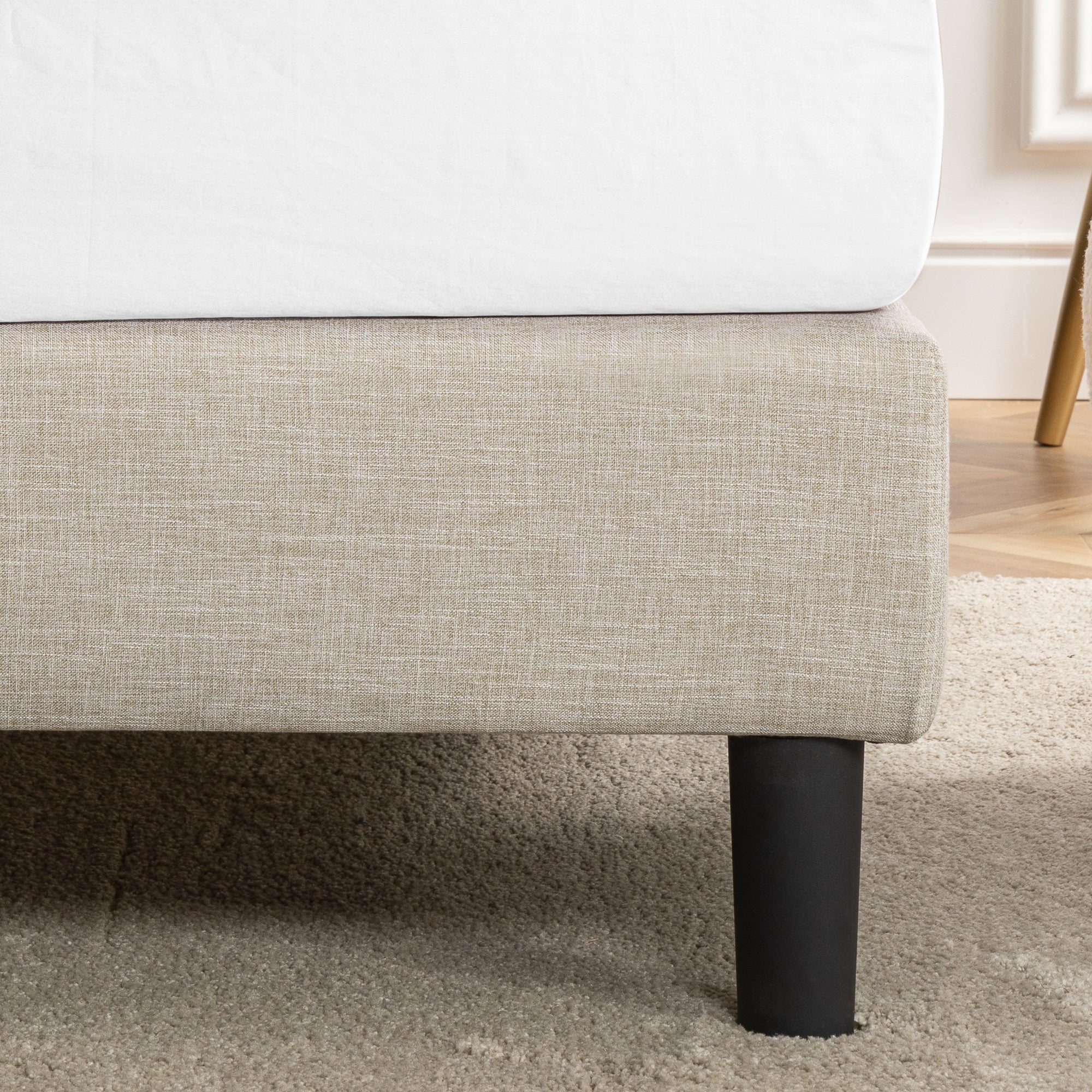 Essentials Tufted Bed Frame with USB