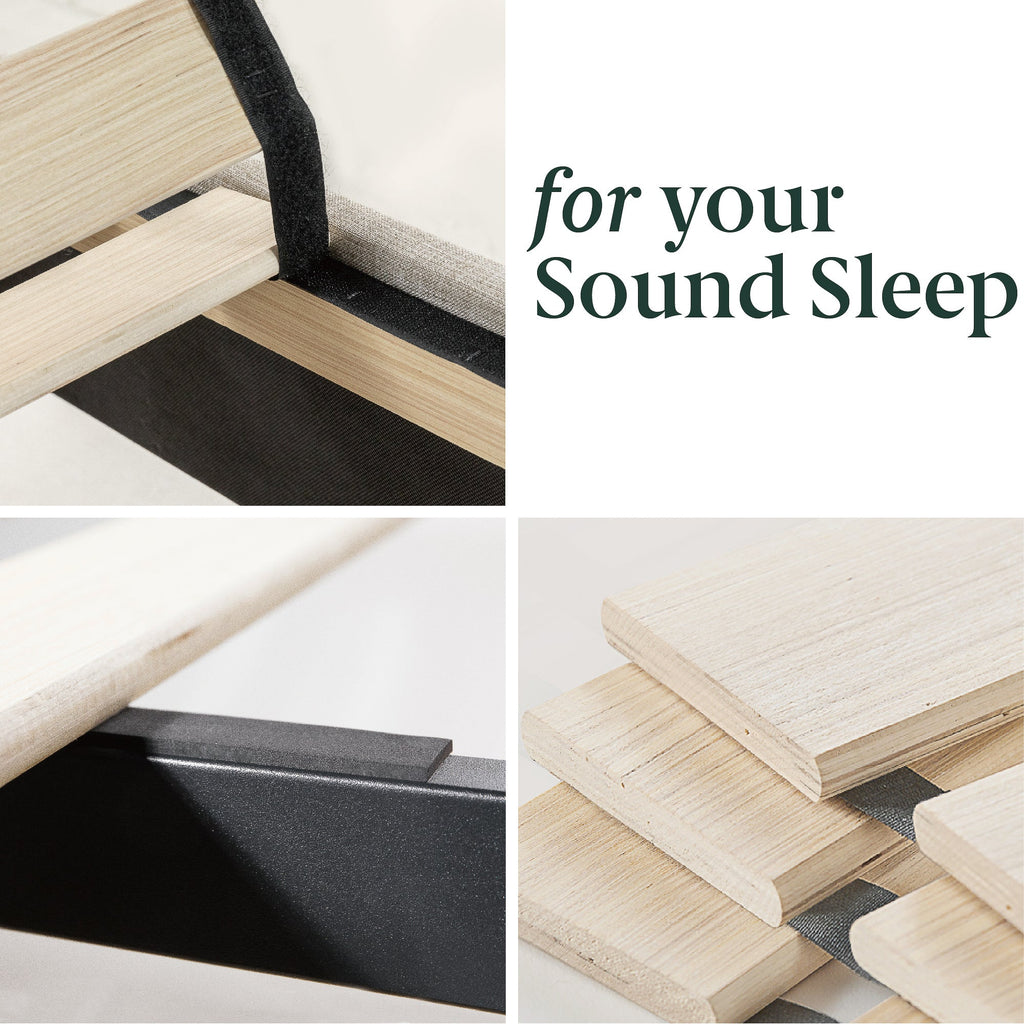 Essentials Tufted Bed Frame with USB