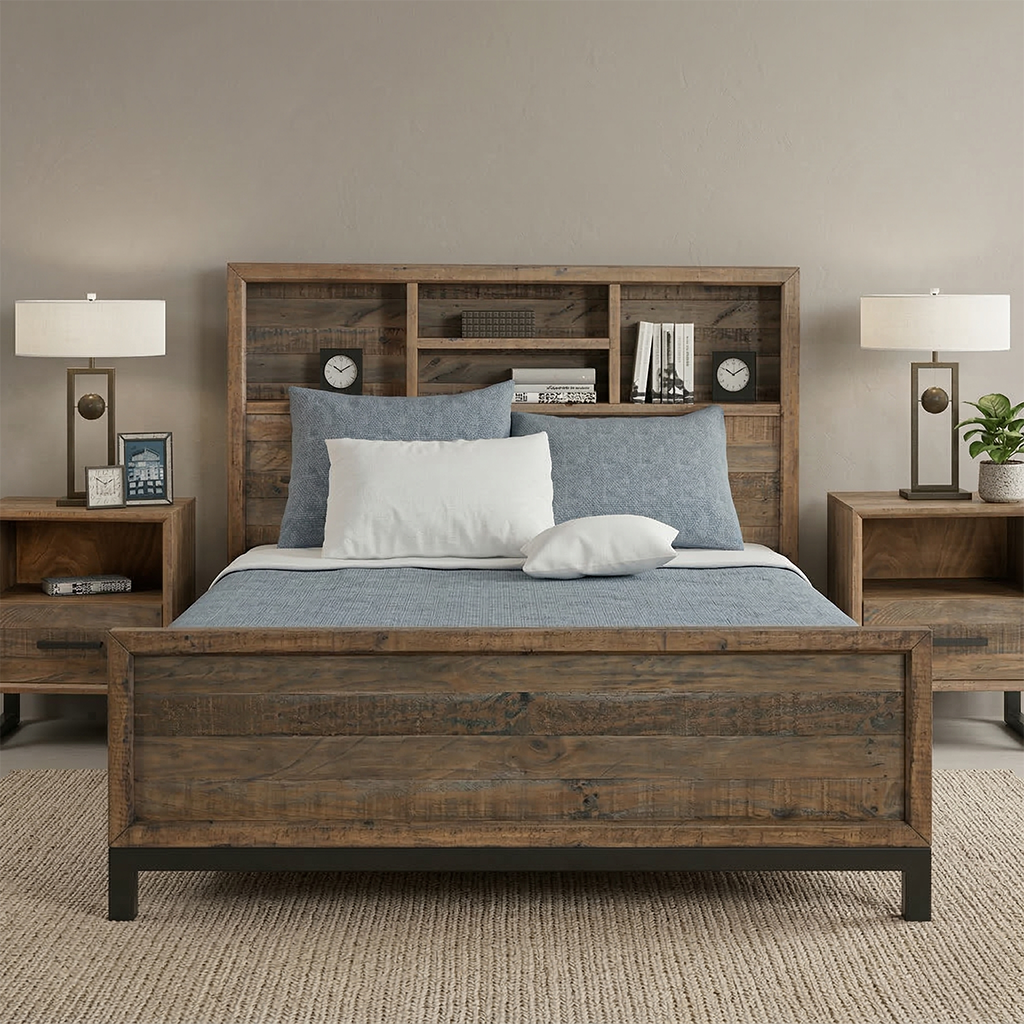 Reklaim Bookcase Bed Frame